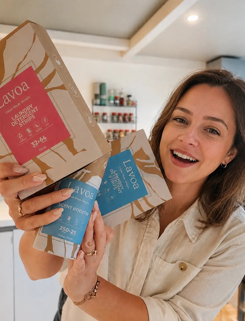 Merel met Lavoa producten